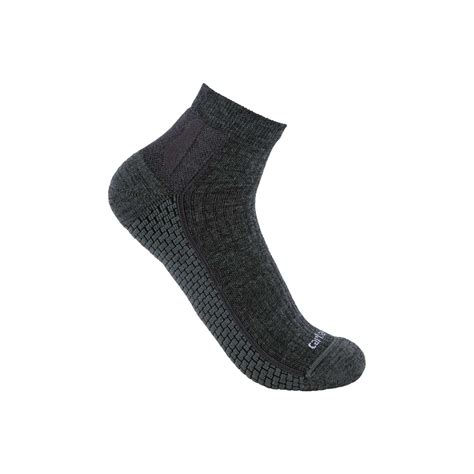 Carhartt Merino Wool Blend Quarter Socks With Odor Fighting Technology ...