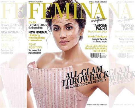 Taapsee Pannu is here to slay on Femina's latest cover | Femina.in