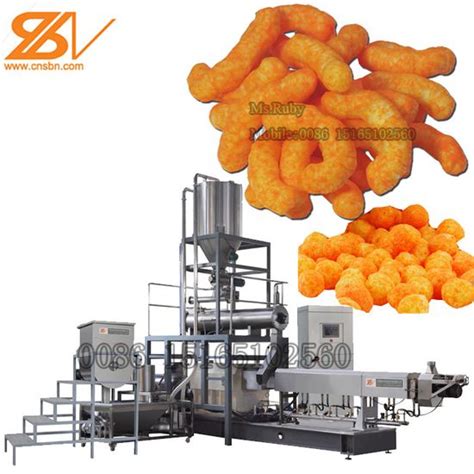 China Industrial Automatic Puff Cereals Corn Snacks Food Machine ...