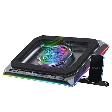 SpinBot Airflow X50 Laptop Cooling Pad | 135mm Fan up to 3800 RPM | 11 ...