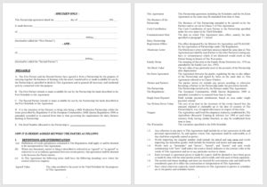 Partnership Resolution Template Word 的图像结果