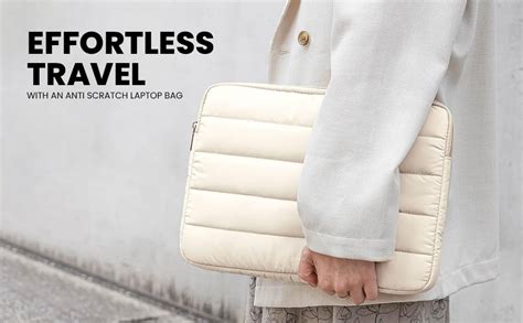 ZORBES® Waterpoof Laptop Bag 14.1 inches Travel Laptop Bag Cute Puffy ...