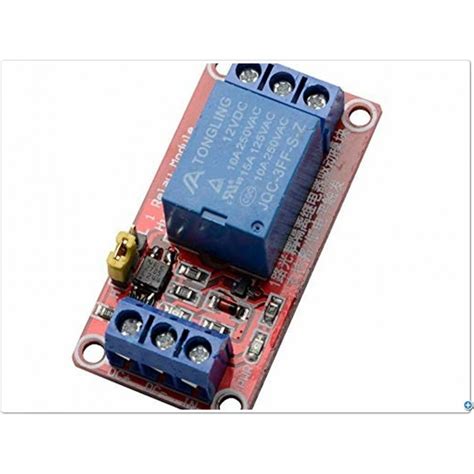 1 Channel 12V Relay Control Board Module With Optocoupler For Arduino ...
