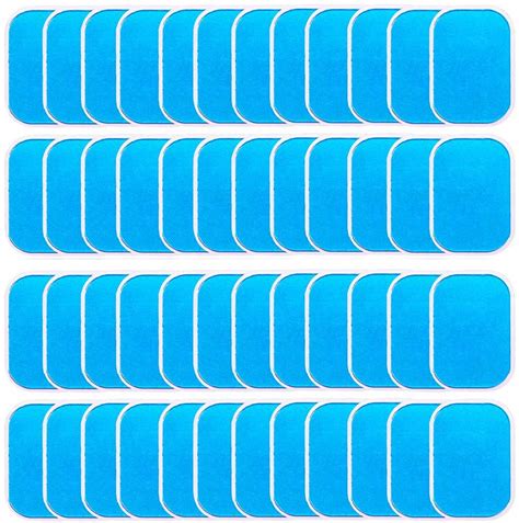 LEKEONE 25 Sets of 50 Pads Abs Trainer Gel Sheet for EMS AB Trainer ...