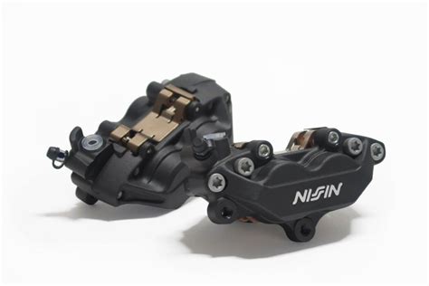 NISSIN RC54 4 piston front brake caliper colored brown left and right ...