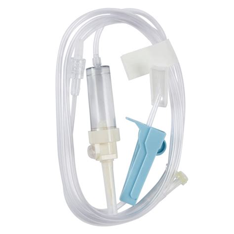 Amsino IV Administration Set 15 Drop, 78" Length, Slide Clamp, Roller ...