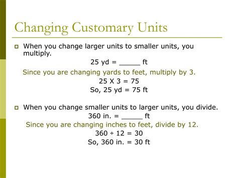 Image result for Customary Units Examples