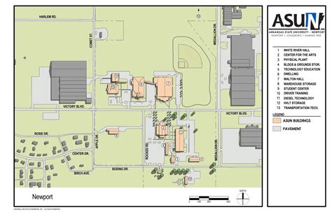 Arkansas State University Newport Campus Map (2025-2015) - All Maps