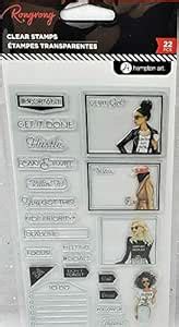 Rongrong Hampton Art Clear Stamps to DO Notes 22 Pieces : Amazon.in ...