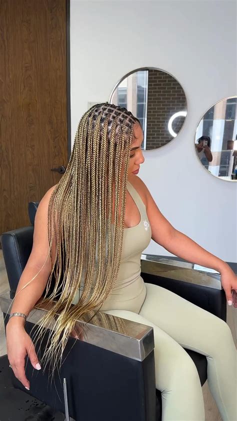 Light blonde braids