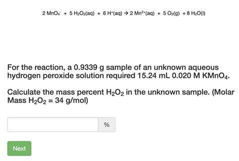 Image result for Mno4 H2O2 H