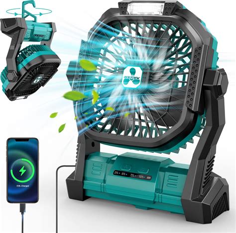 Amazon.com: ONLYNEW Portable Fan Rechargeable, 20000mAh Cordless ...