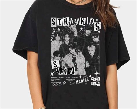 Vintage Stray Kids Shirt. Stray Kids Tour Shirt. Maniac Stray Kids ...