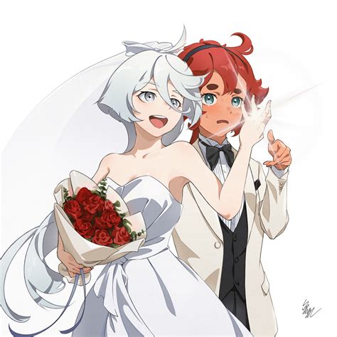 Suletta and Miorine [The Witch from Mercury] : r/wholesomeyuri