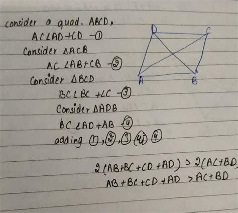 26 17. Prove that the sum of als. Prove that the sum of all four sides ...