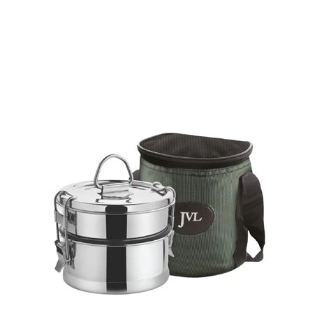Buy Round Leak Proof Lunch Box Double for Daily Use