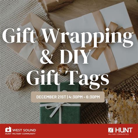 Gift Wrapping & DIY Gift Tags, West Sound Family Housing, Silverdale ...