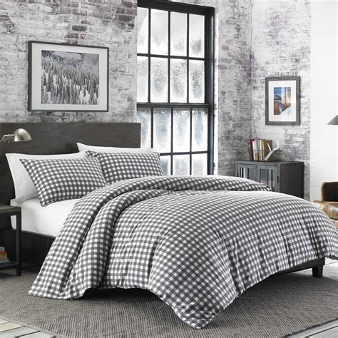 Eddie Bauer - Queen Comforter Set, Reversible Cotton Bedding with ...