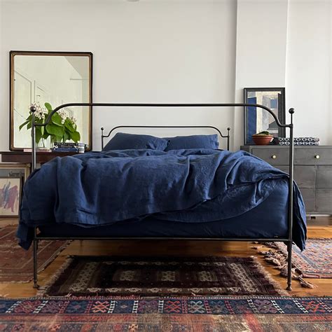 Twin Navy Duvet Cover 66"X86"