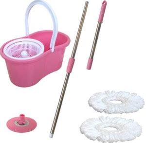 Blue Flag Magic Dry Bucket Spin Mop- 360 Degree Self Spin Wringing With ...