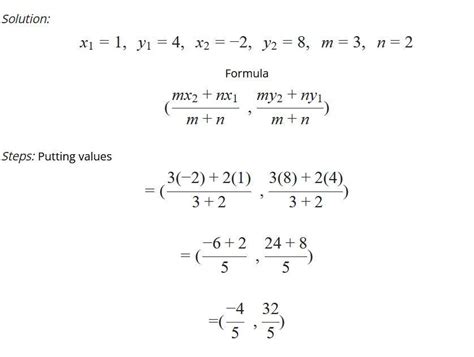 in what ratio does the point (3, 2) divide the line segment joining the ...
