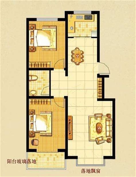 我的房子两室一厅一厨一卫75平方米左右！那位专家帮我设计几个图！ 平面图 和效果图！如果好的话多奖_百度知道
