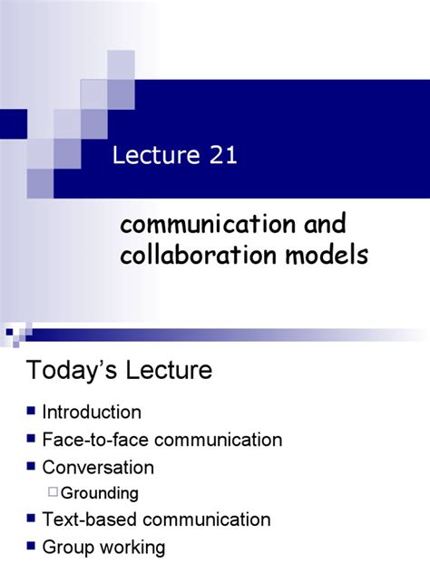 Image result for Communication and Collaboration Models Human-Computer Interaction Book