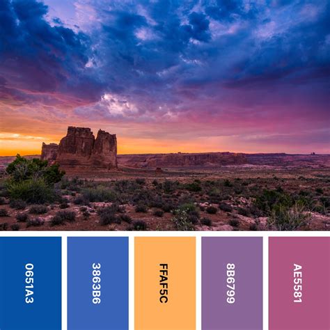 31 Sunset Color Palettes for Captivating Designs | Color Meanings