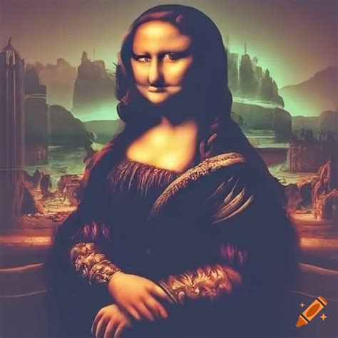 Mona lisa portrayed as daenerys targaryen on Craiyon