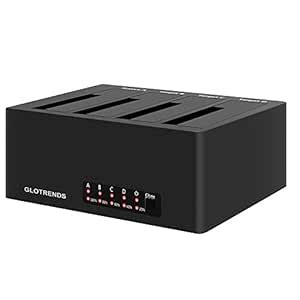 Hard Drive Duplicator eSATA Dock - GLOTRENDS K4 4 Bay USB 3.0 + eSATA ...