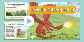 Pŵerbwynt Stori'r Ddraig Goch - Cymraeg - CC1