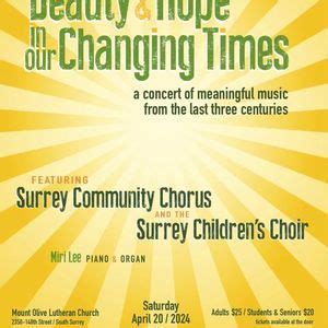 Beauty & Hope in our Changing Times , 2350 148th street, South Surrey ...