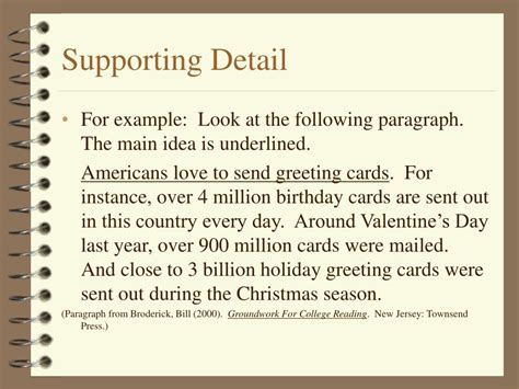 Image result for Supporting Details Examples