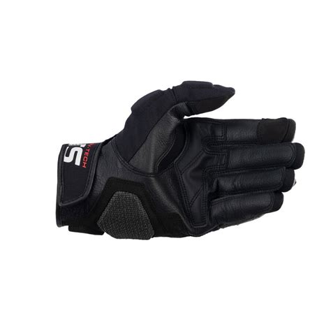 Alpinestars Halo Leather Black White Gloves
