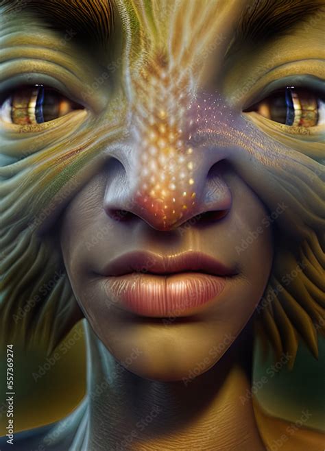 Alien, illustration Stock Illustration | Adobe Stock