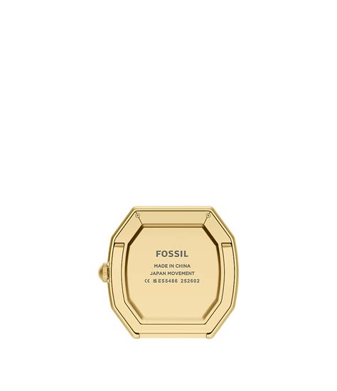 Buy Fossil Harlow Three-Hand Gold-Tone Desk Clock ES5486 at Rs.11995 ...
