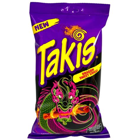 Buy Takis Dragon Sweet Chili 100g | Spicy Rolled Snacks | 18-Pack ...