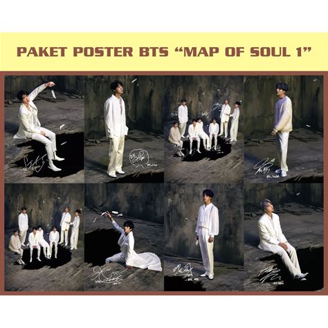 Jual Poster BTS Map Of The Soul 7 Set Walldecor Wall Decor Deco Aesthetic | Shopee Indonesia