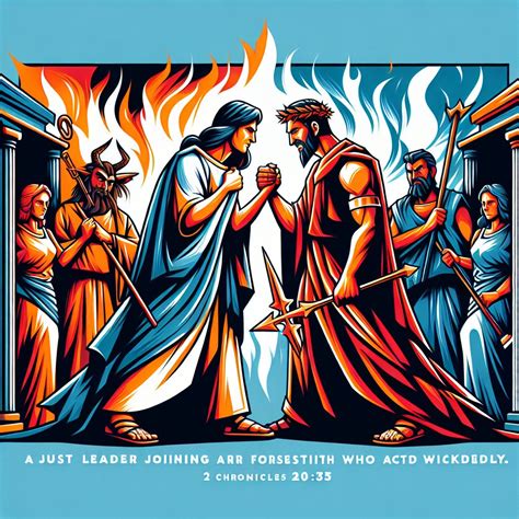 What does 2 Chronicles 20:35 mean? | Bible Art