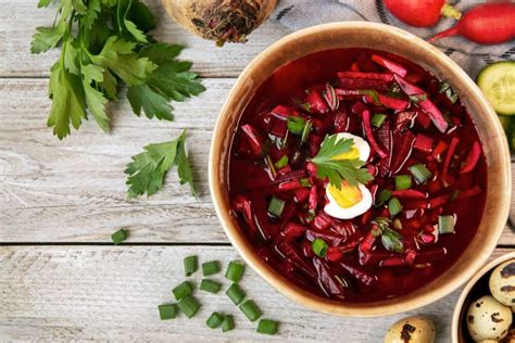 Холодный борщ с уксусом – простой и вкусный рецепт, как приготовить ...