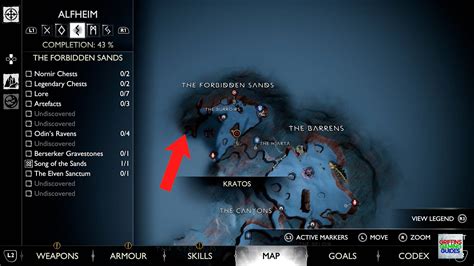 God Of War Ragnarök Odin's Raven Location Alfheim