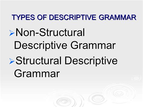 Image result for Example of Descriptive Grammar
