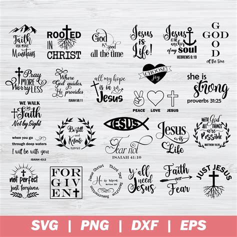 Buy Religious Svg Bundle Bundle Svg Bible Verse Svg Religion Online in ...