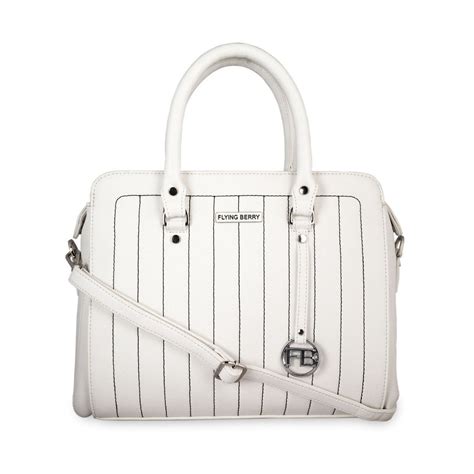 Buy FLYING BERRY Womens White Hand Bag Online