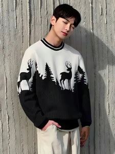 HouseOfCommon Printed, Self Design Round Neck Casual Men Black, White ...