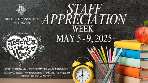 Teacher and Staff Appreciation Week 2025 - The Berkeley Institute