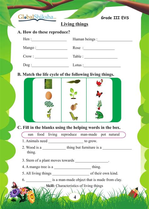 Buy Globalshiksha Printed Worksheet of Environmental Science EVS ...