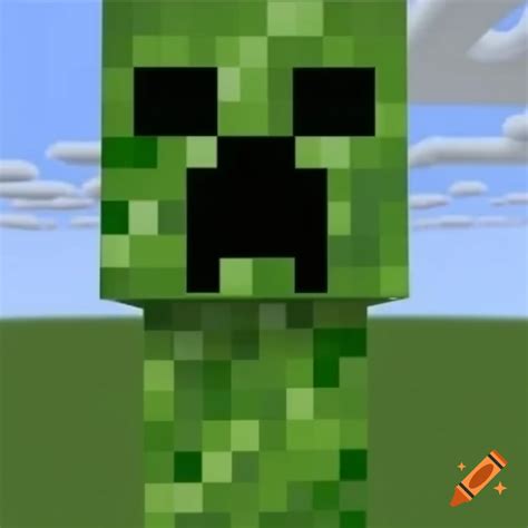 Minecraft Creeper Face Pixel Art