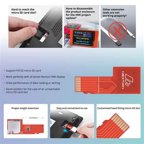 Nextion Micro SD Card Extender