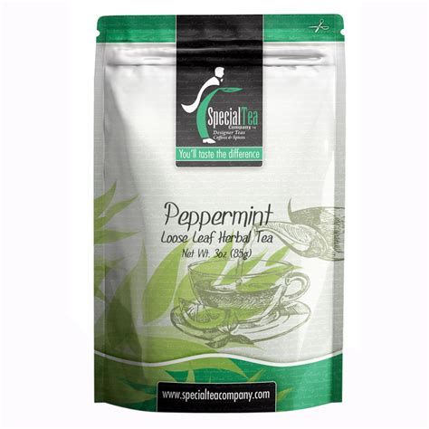 Organic Peppermint Herbal Tea - Special Tea Company